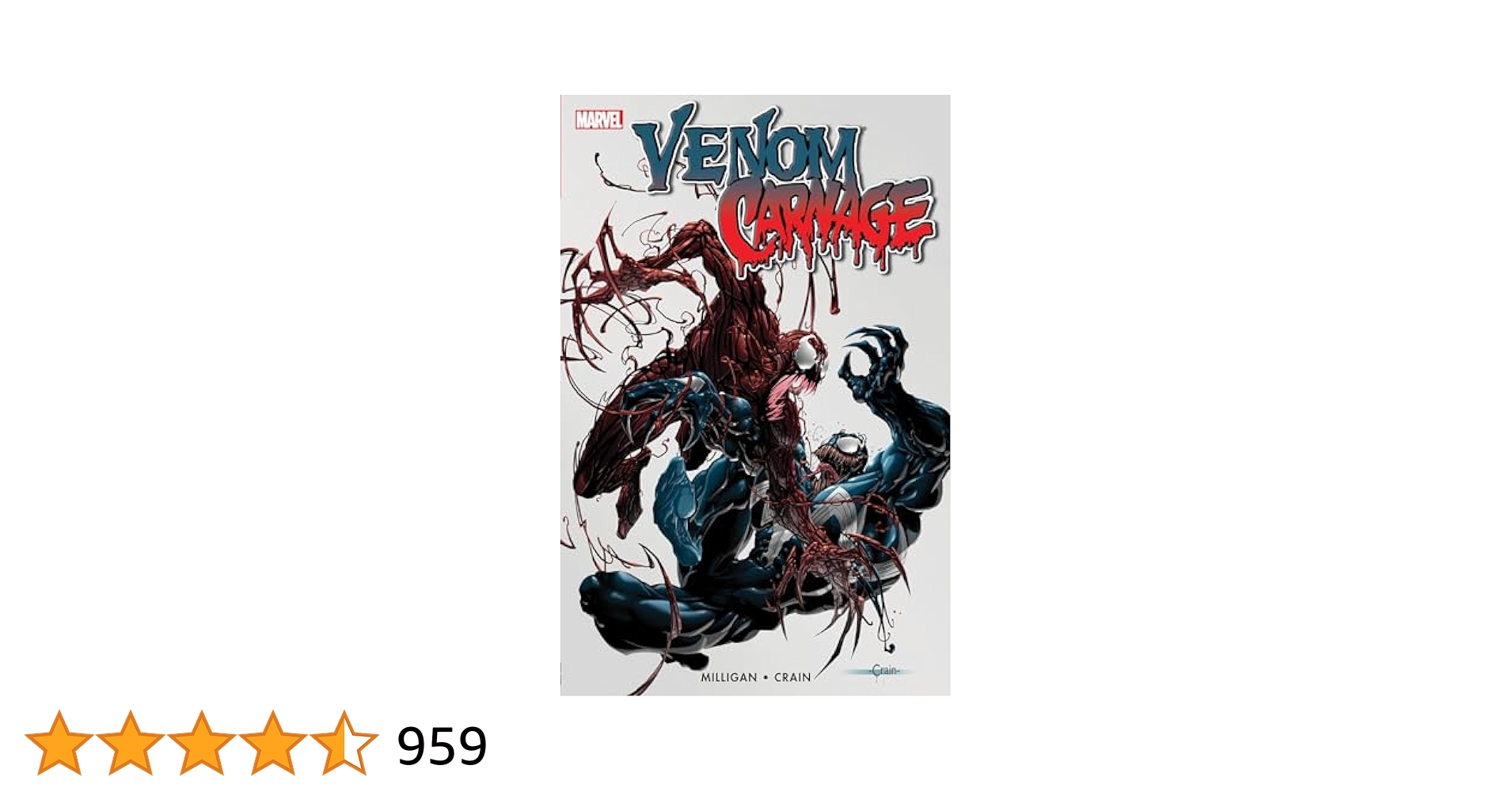 Marvel VENOM VS. CARNAGE #1-4　アメコミ Venom vs Carnage #1-4 全巻セット - メルカリ